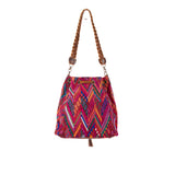 DRAWSTRING BUCKET BAG - OOAK HUIPIL - WRANGLER - NO. 19073
