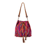 DRAWSTRING BUCKET BAG - OOAK HUIPIL - WRANGLER - NO. 19073