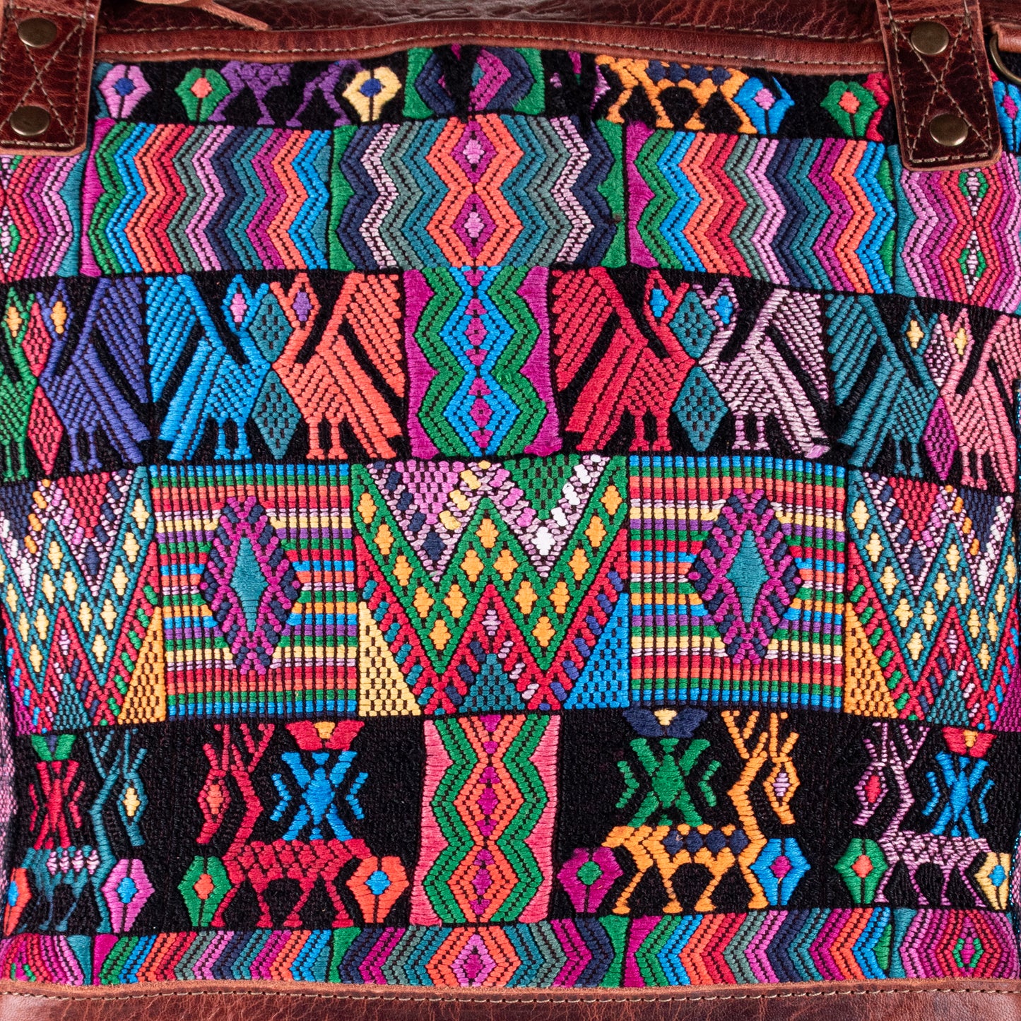 THE MEDIUM PERFECT BAG - OOAK HUIPIL - COPPER - NO. 19132