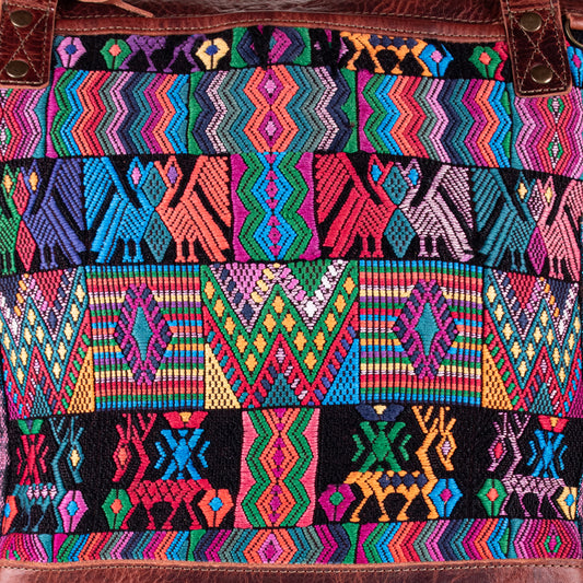 THE MEDIUM PERFECT BAG - OOAK HUIPIL - COPPER - NO. 19132