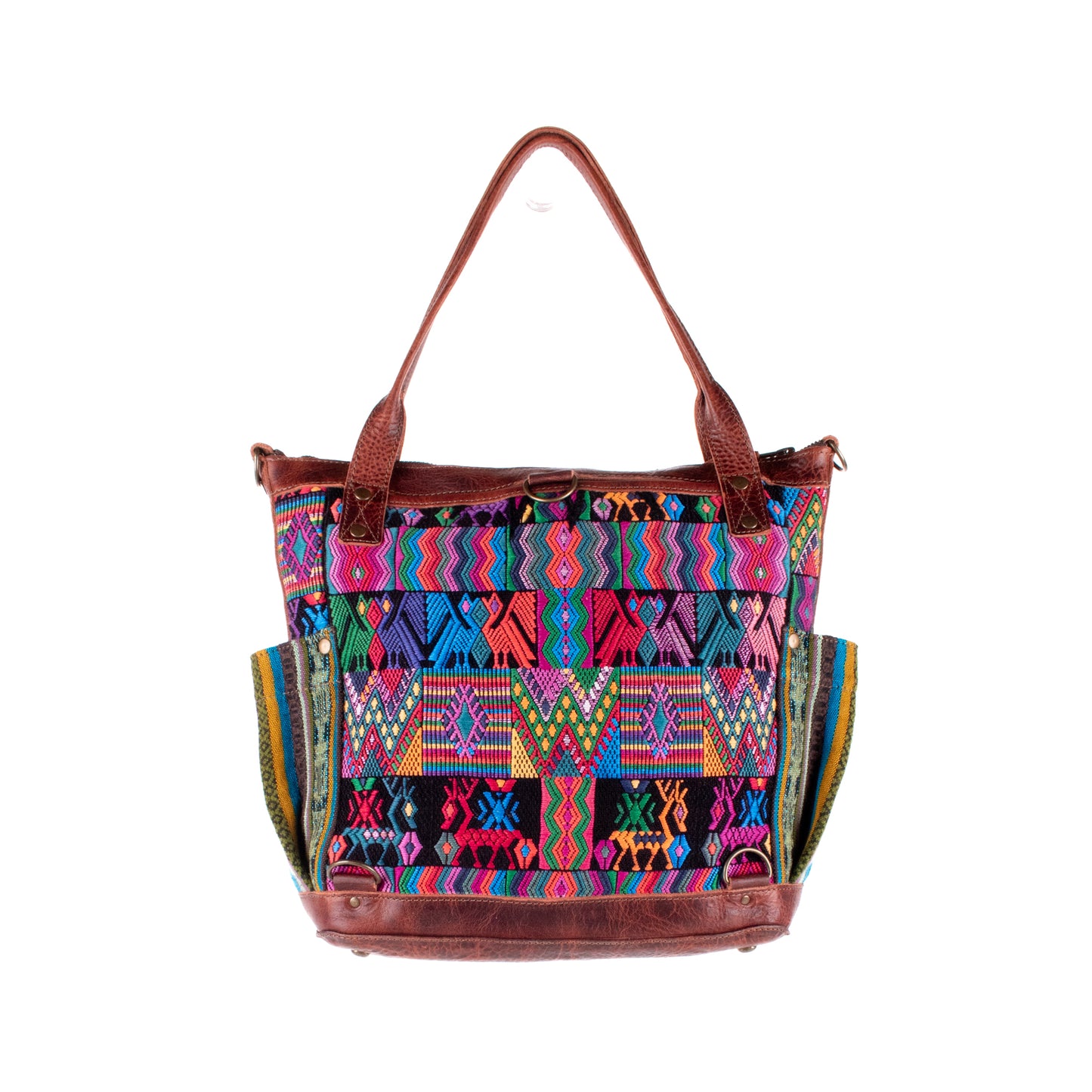 THE MEDIUM PERFECT BAG - OOAK HUIPIL - COPPER - NO. 19132