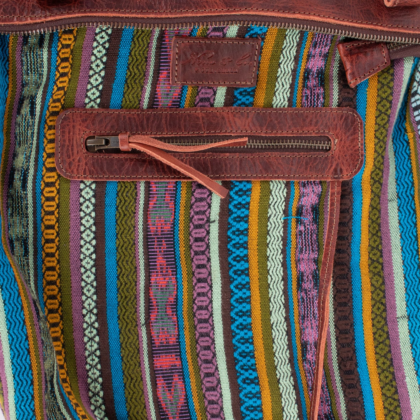 THE MEDIUM PERFECT BAG - OOAK HUIPIL - COPPER - NO. 19132