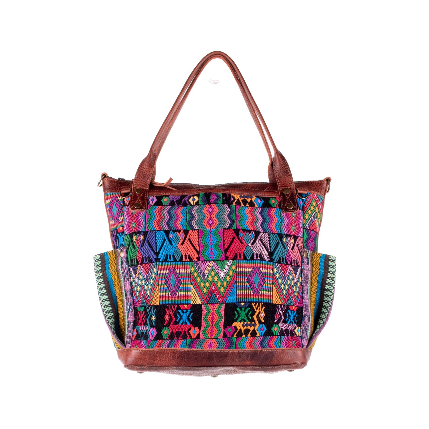 THE MEDIUM PERFECT BAG - OOAK HUIPIL - COPPER - NO. 19132