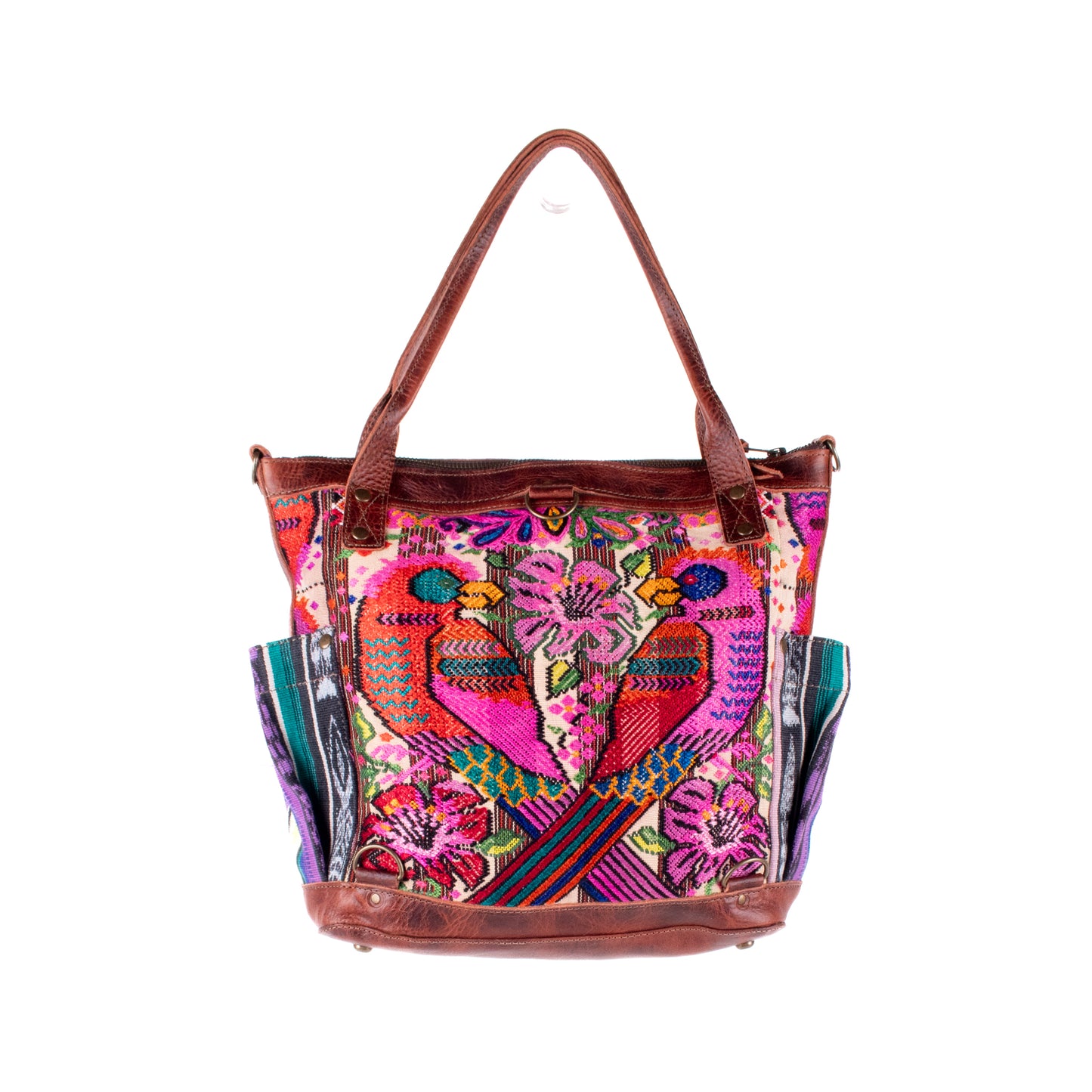 THE MEDIUM PERFECT BAG - OOAK HUIPIL - COPPER - NO. 19133