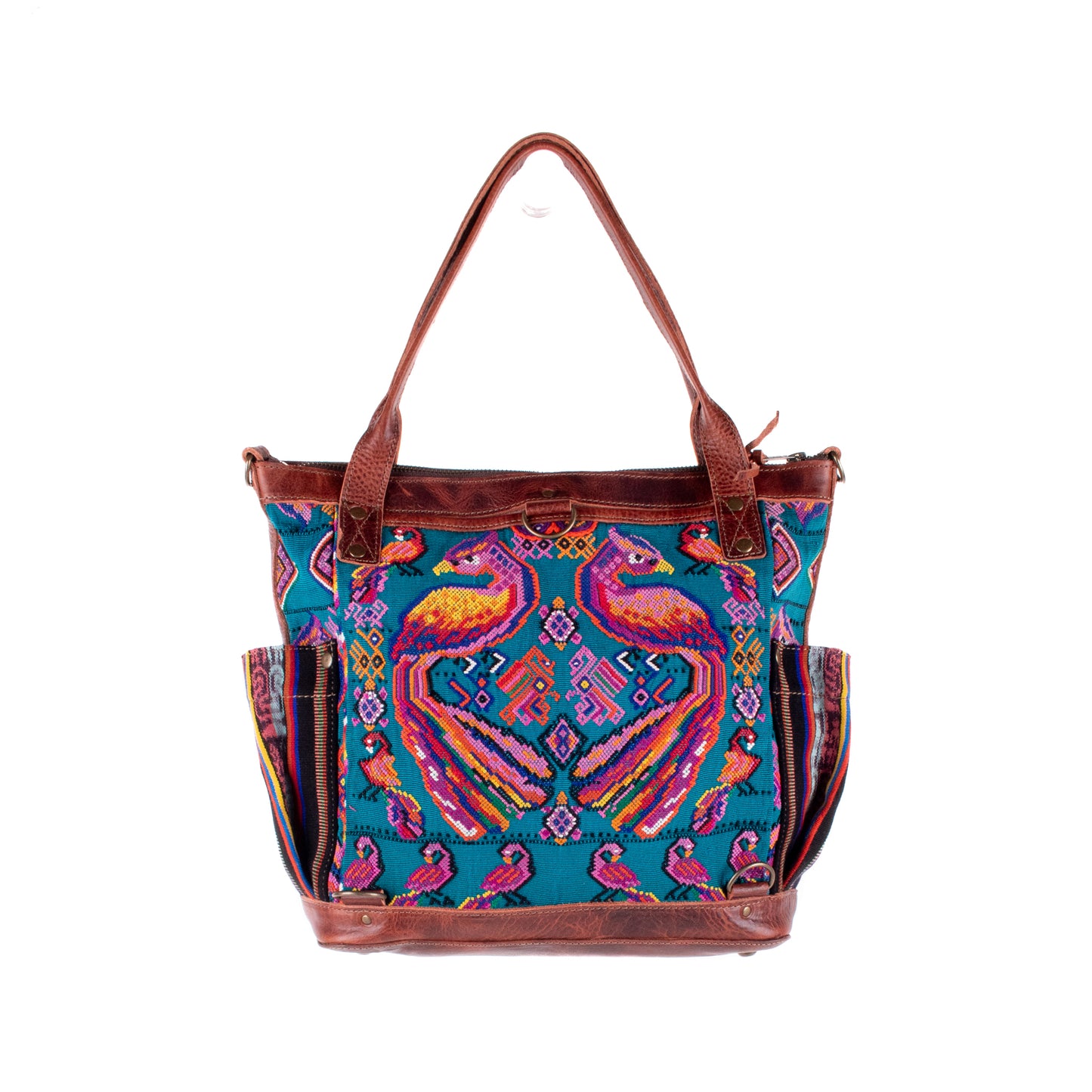 THE MEDIUM PERFECT BAG - OOAK HUIPIL - COPPER - NO. 19134