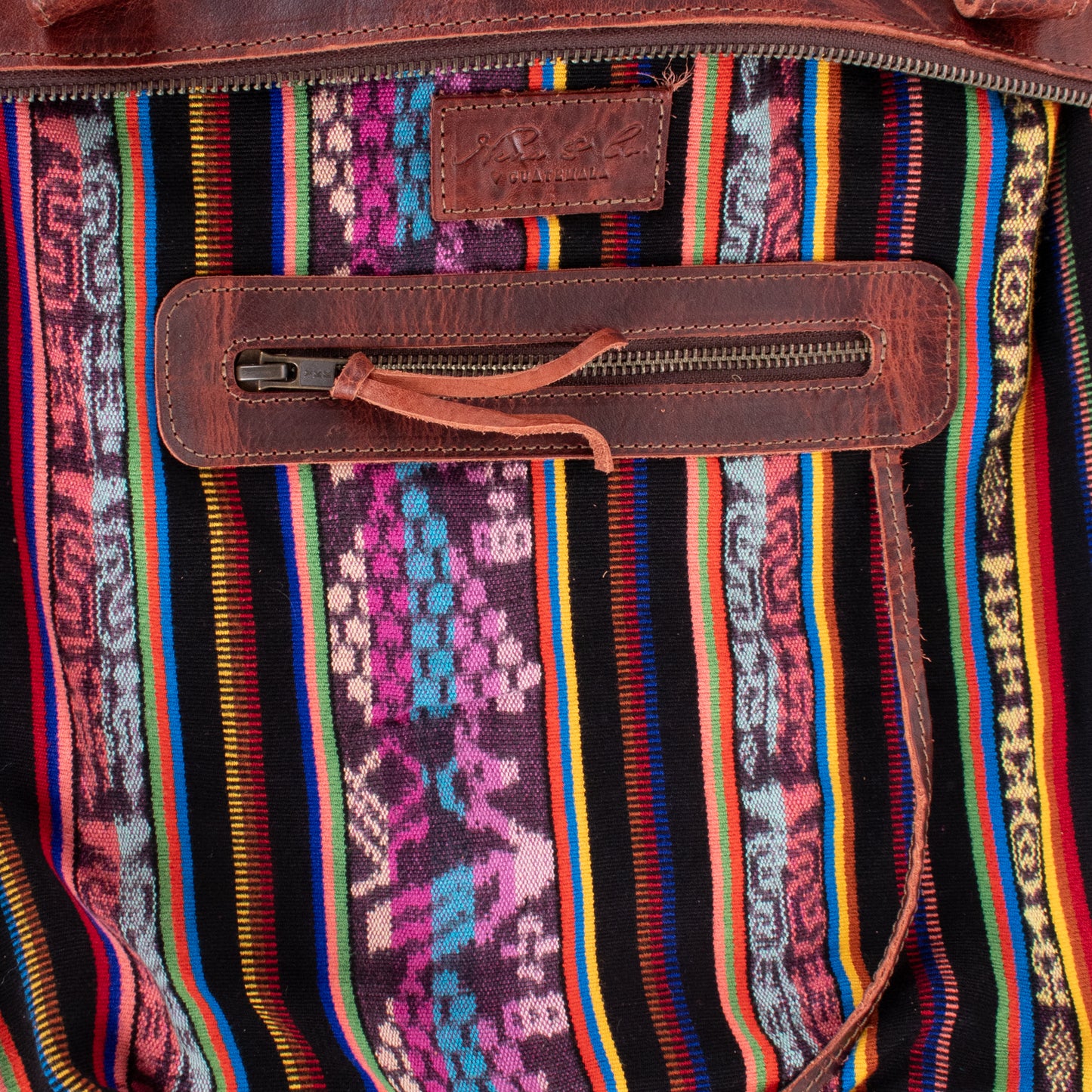 THE MEDIUM PERFECT BAG - OOAK HUIPIL - COPPER - NO. 19134