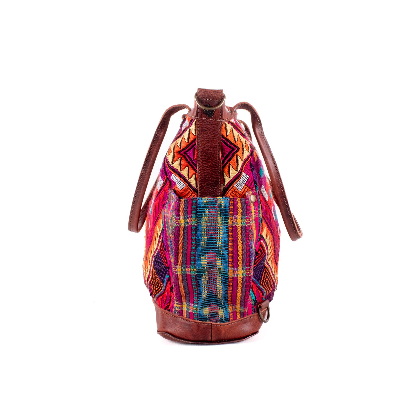 THE MEDIUM PERFECT BAG - OOAK HUIPIL - COPPER - NO. 19135