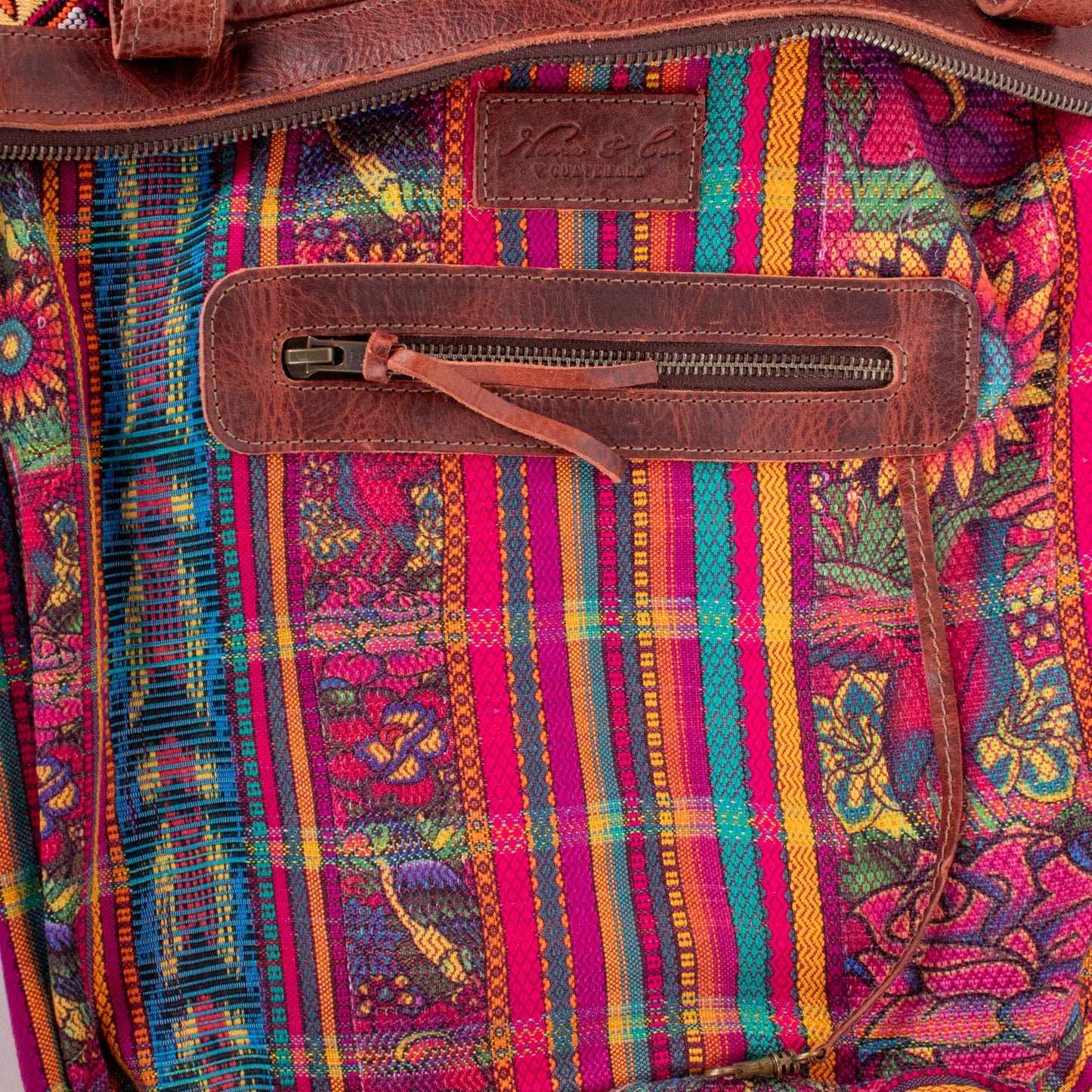 THE MEDIUM PERFECT BAG - OOAK HUIPIL - COPPER - NO. 19135