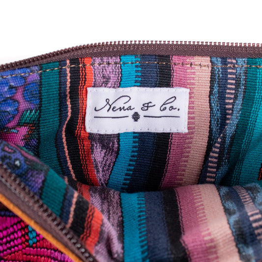 EVERYTHING CLUTCH - OOAK HUIPIL - CAFE - NO. 19177