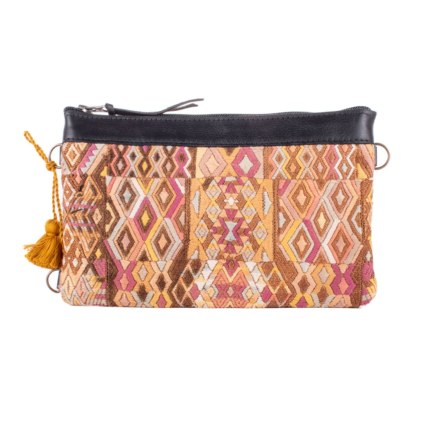 EVERYTHING CLUTCH - OOAK HUIPIL - BLACK - NO. 19189