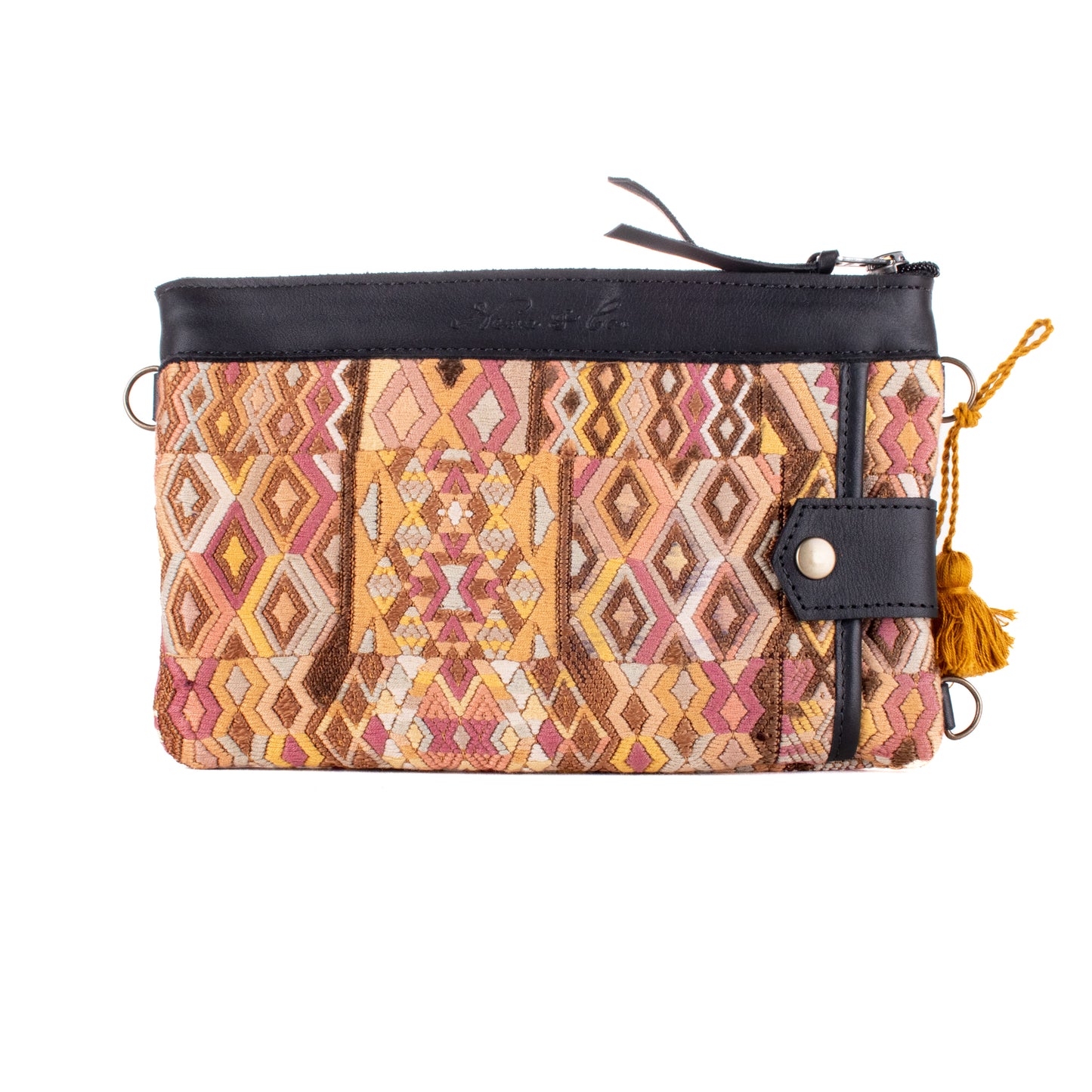 EVERYTHING CLUTCH - OOAK HUIPIL - BLACK - NO. 19189