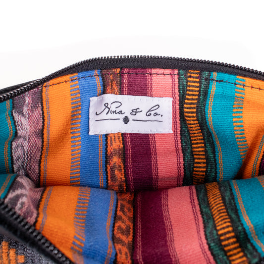 EVERYTHING CLUTCH - OOAK HUIPIL - BLACK - NO. 19193