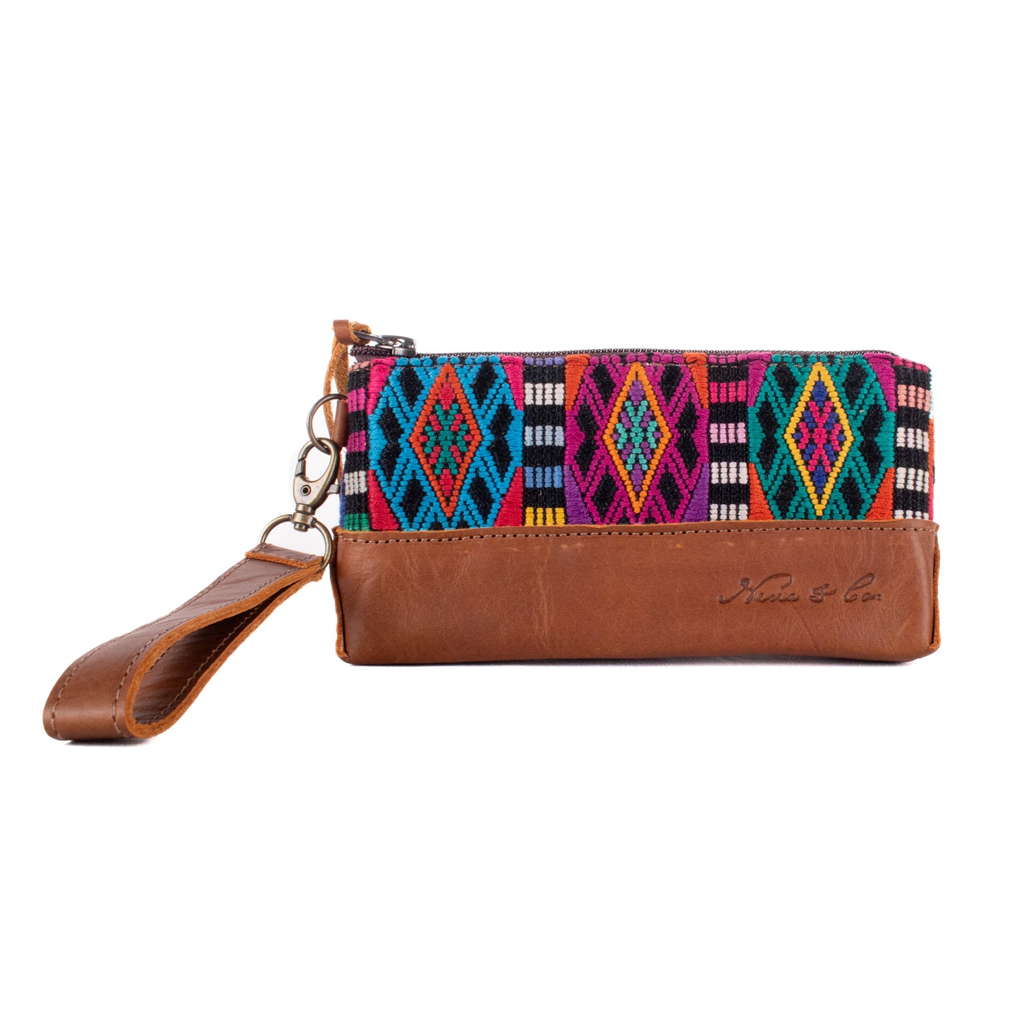 LITTLE BOSS CLUTCH - OOAK HUIPIL - CAFE - NO. 19200