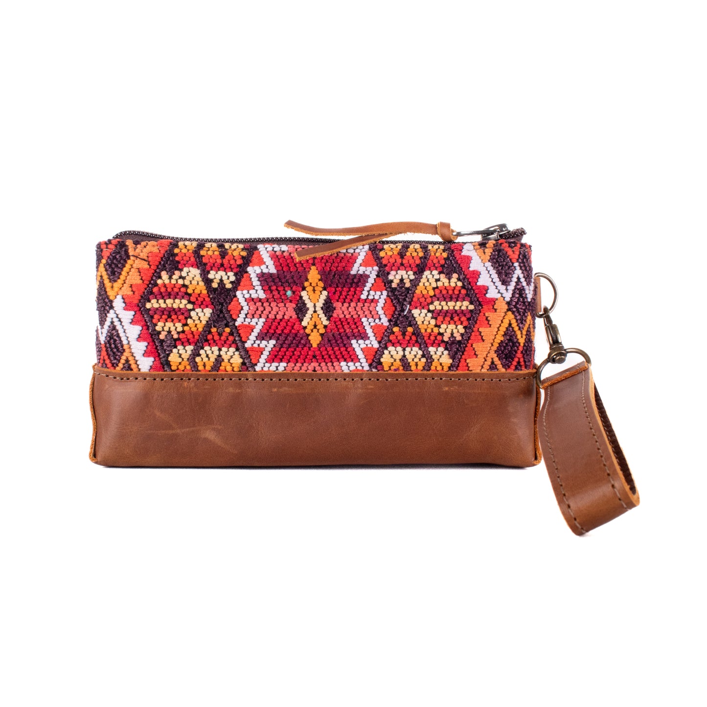 LITTLE BOSS CLUTCH - OOAK HUIPIL - CAFE - NO. 19202