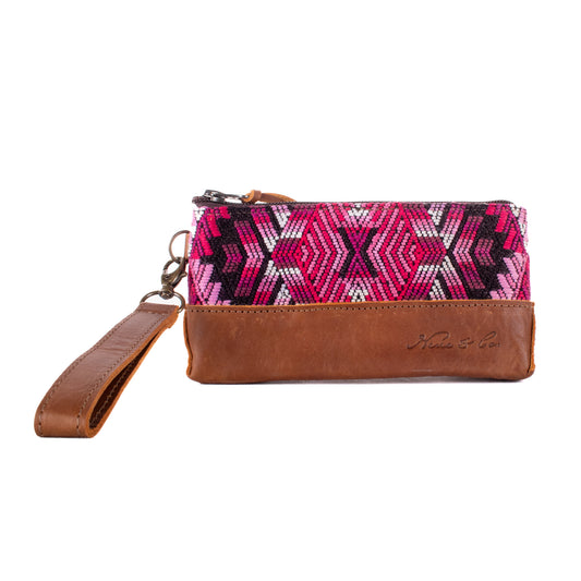 LITTLE BOSS CLUTCH - OOAK HUIPIL - CAFE - NO. 19203