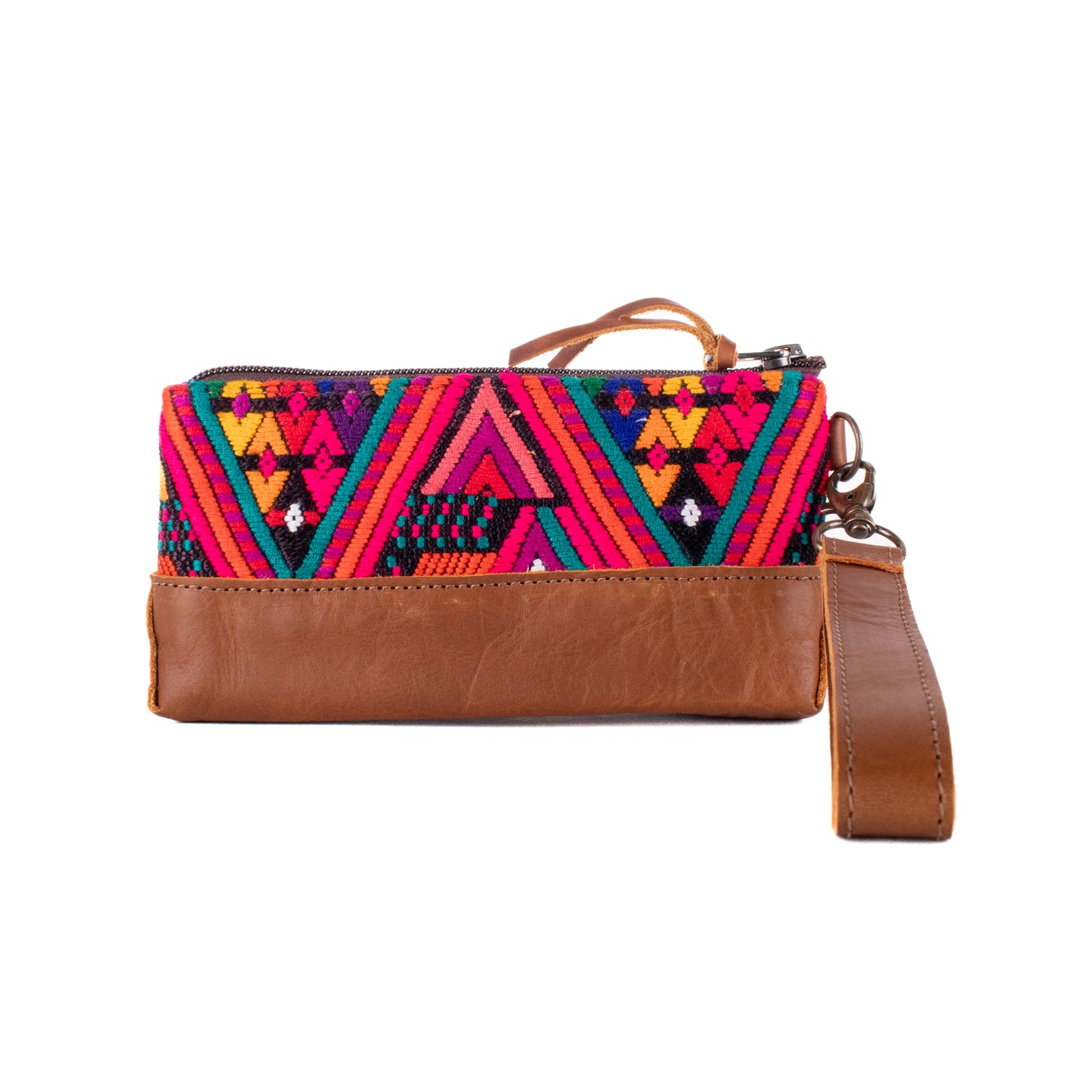 LITTLE BOSS CLUTCH - OOAK HUIPIL - CAFE - NO. 19204