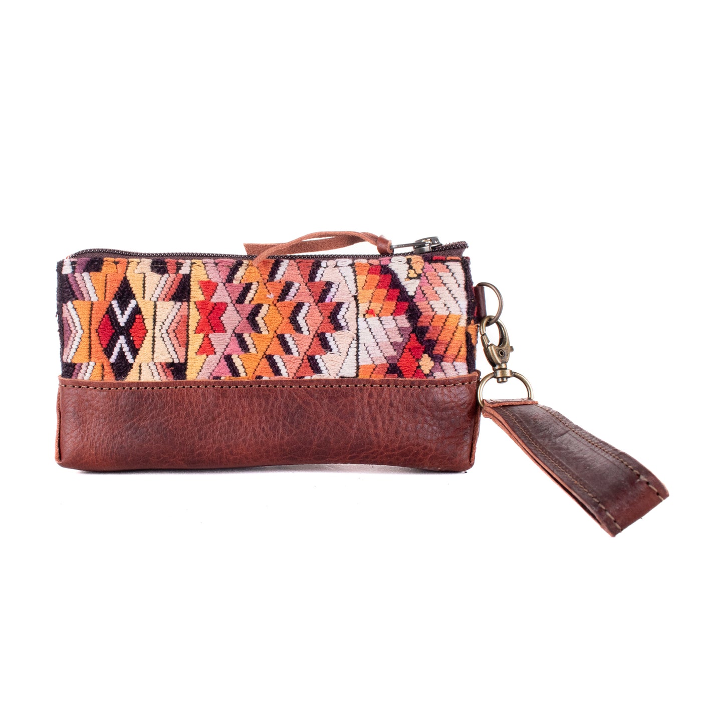 LITTLE BOSS CLUTCH - OOAK HUIPIL - COPPER - NO. 19217