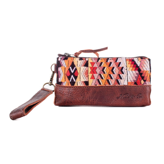 LITTLE BOSS CLUTCH - OOAK HUIPIL - COPPER - NO. 19217