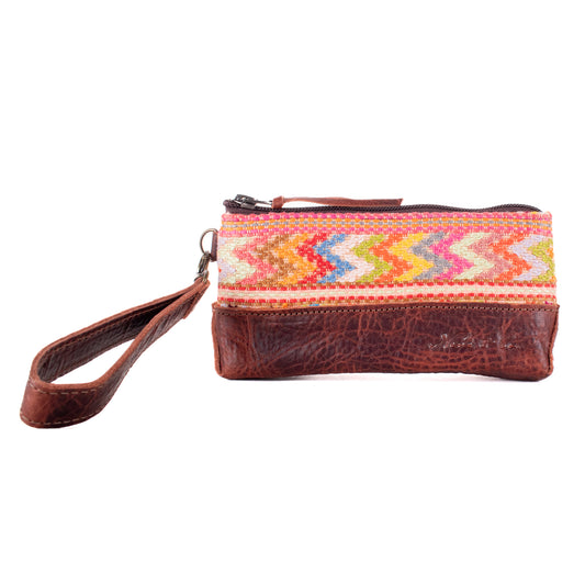 LITTLE BOSS CLUTCH - OOAK HUIPIL - COPPER - NO. 19222