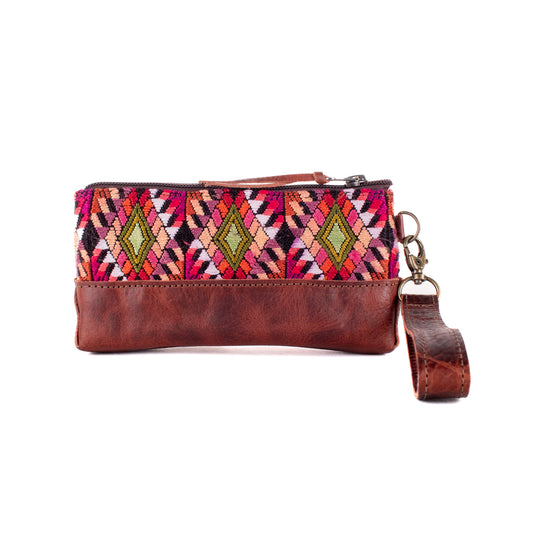 LITTLE BOSS CLUTCH - OOAK HUIPIL - COPPER - NO. 19223