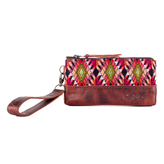 LITTLE BOSS CLUTCH - OOAK HUIPIL - COPPER - NO. 19223