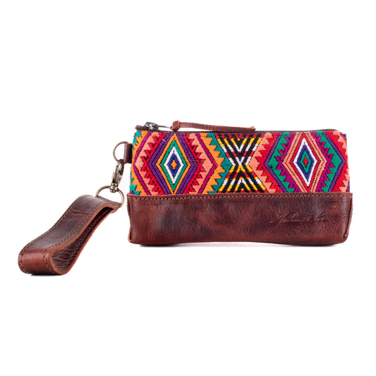 LITTLE BOSS CLUTCH - OOAK HUIPIL - COPPER - NO. 19224