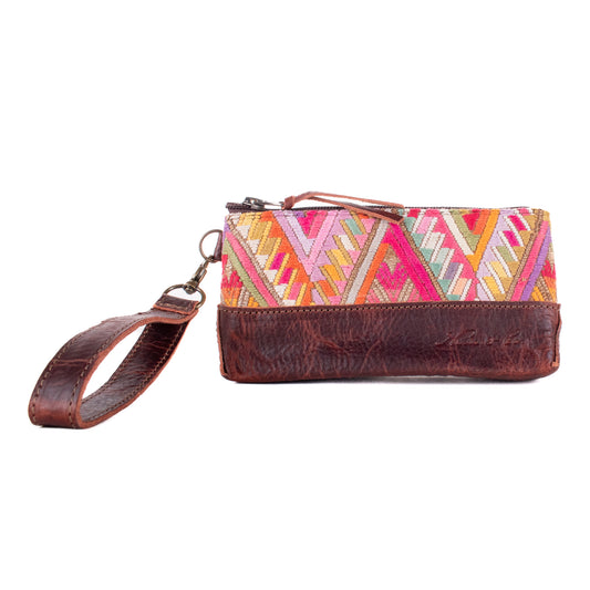 LITTLE BOSS CLUTCH - OOAK HUIPIL - COPPER - NO. 19225