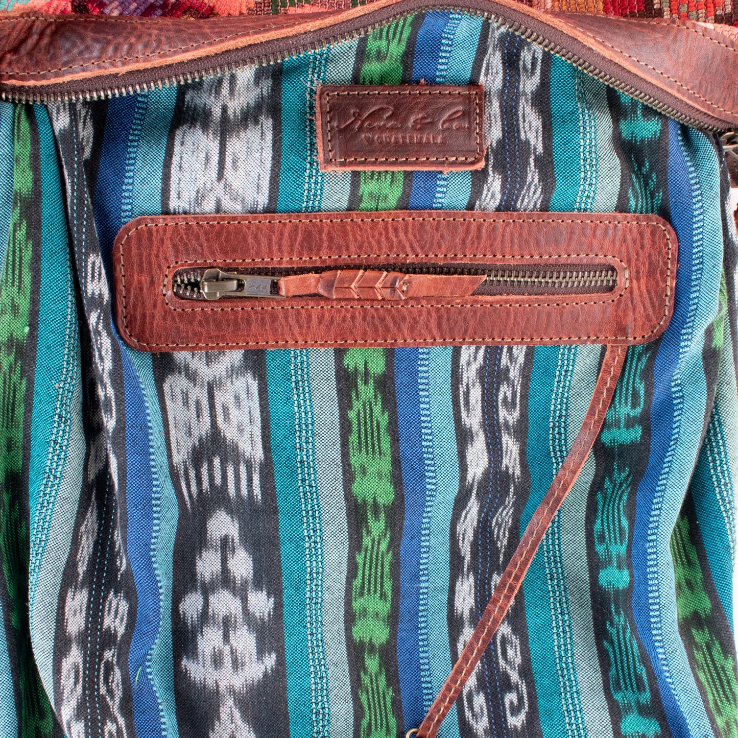 BEATRIZ MCDB + DIAMANTE STRAP - OOAK HUIPIL - COPPER - 19290