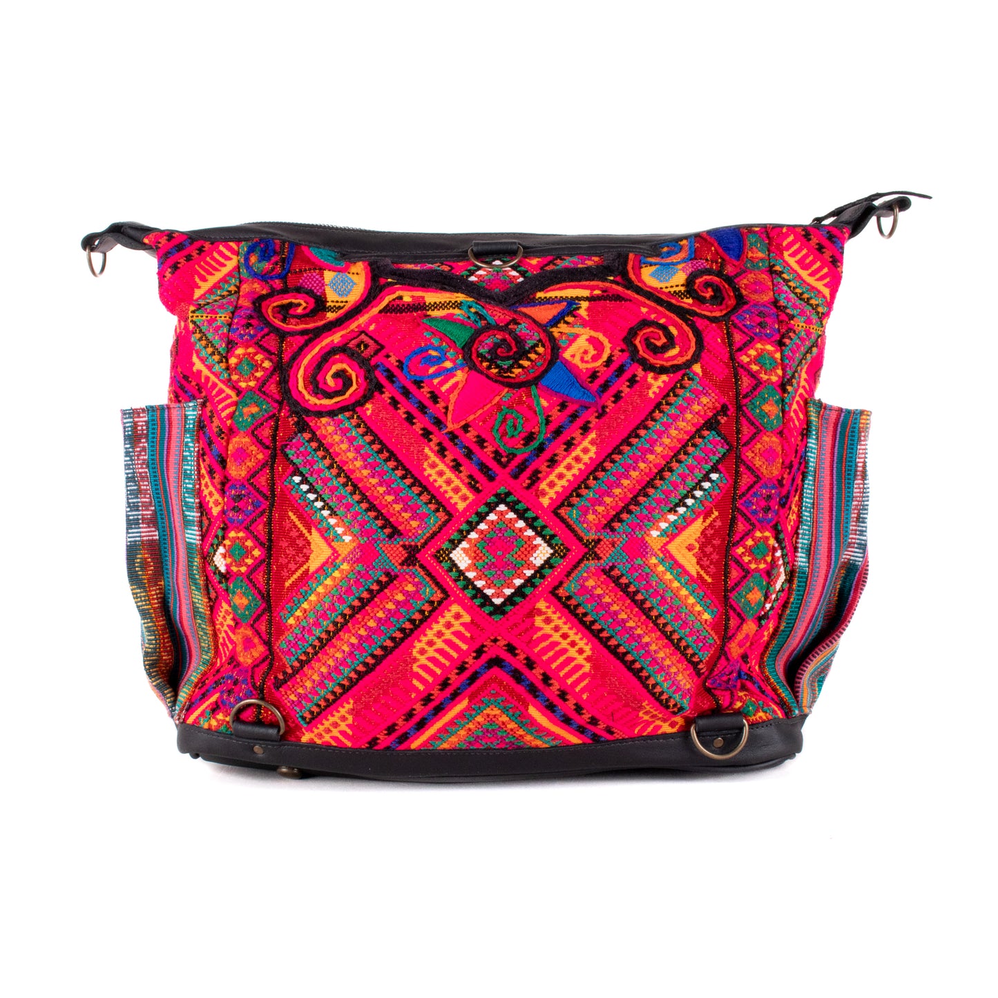 BEATRIZ CDB + DIAMANTE STRAP - OOAK HUIPIL - BLACK - NO. 19296