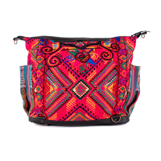 BEATRIZ CDB + DIAMANTE STRAP - OOAK HUIPIL - BLACK - NO. 19296