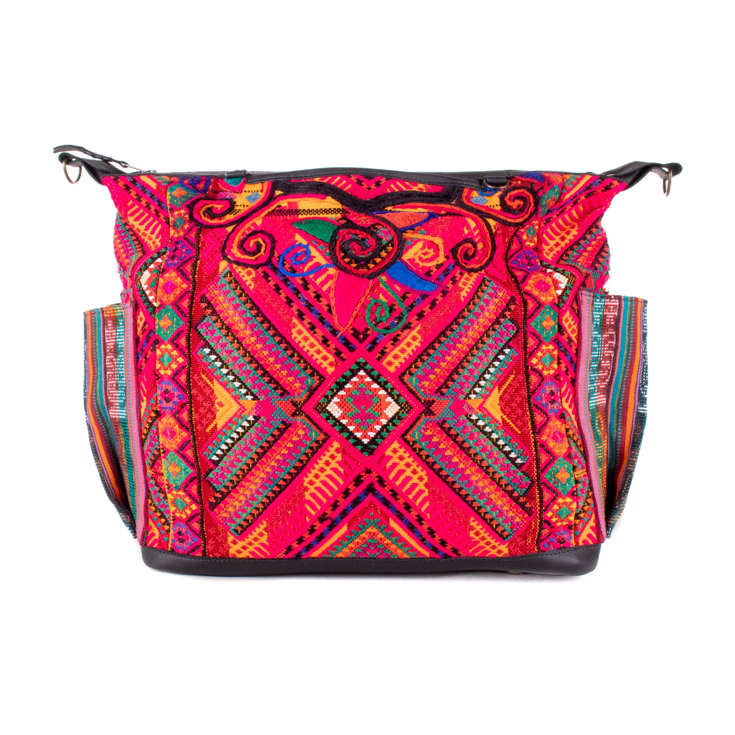 BEATRIZ CDB + DIAMANTE STRAP - OOAK HUIPIL - BLACK - NO. 19296