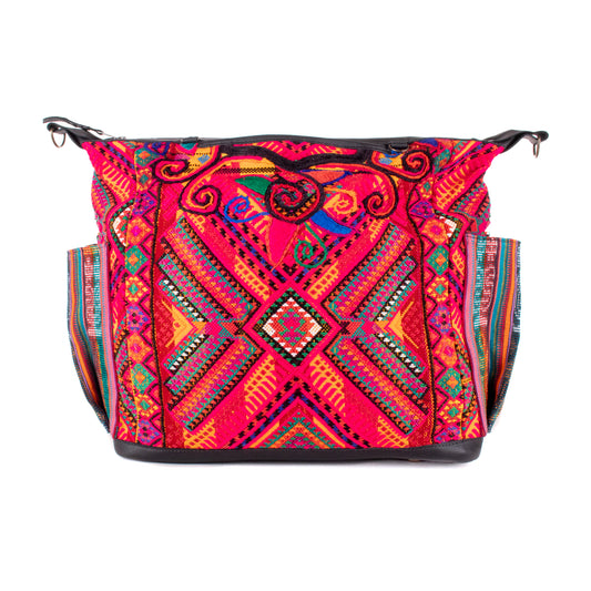 BEATRIZ CDB + DIAMANTE STRAP - OOAK HUIPIL - BLACK - NO. 19296