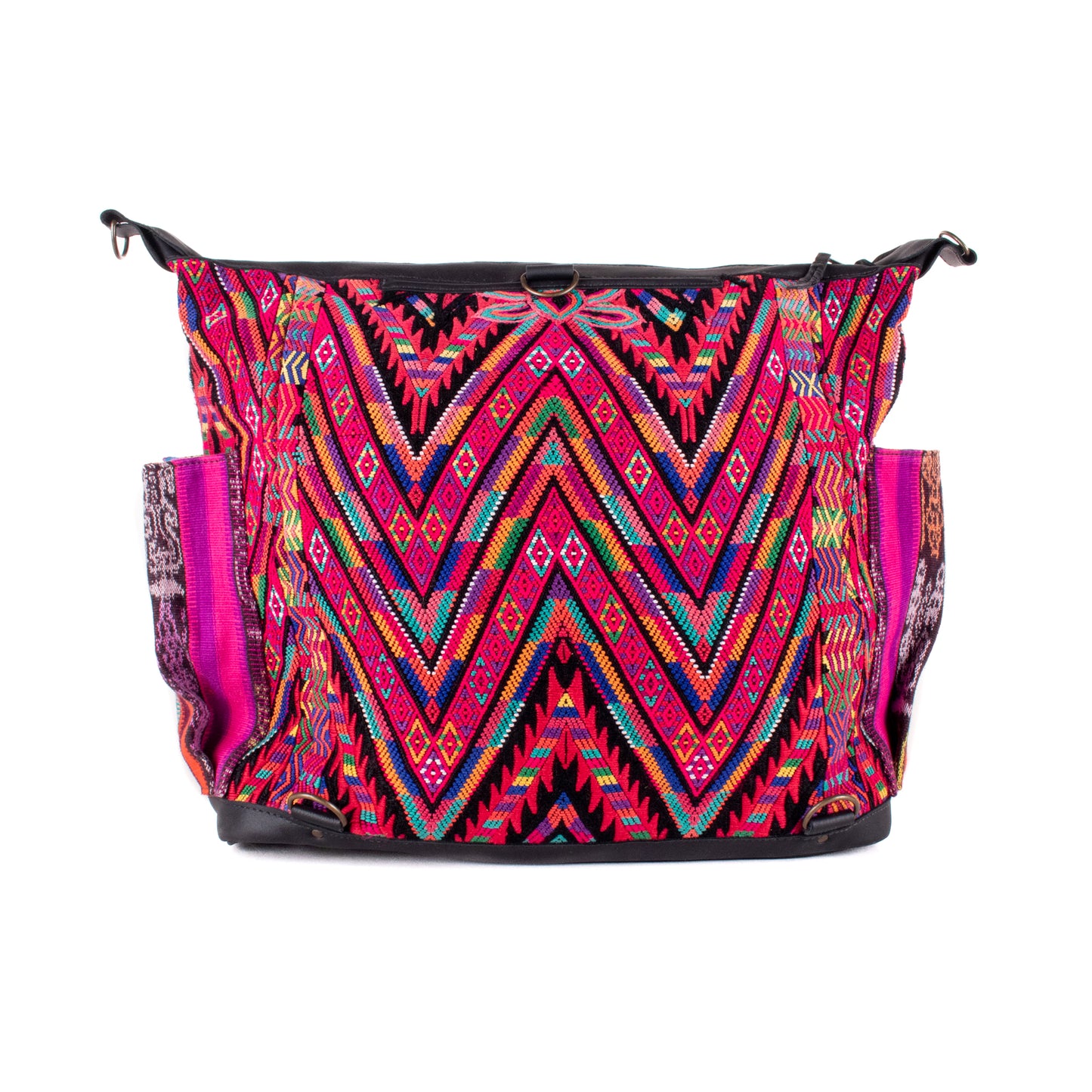 BEATRIZ CDB + DIAMANTE STRAP - OOAK HUIPIL - BLACK - NO. 19297