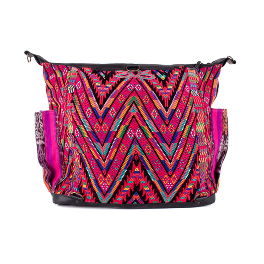 BEATRIZ CDB + DIAMANTE STRAP - OOAK HUIPIL - BLACK - NO. 19297