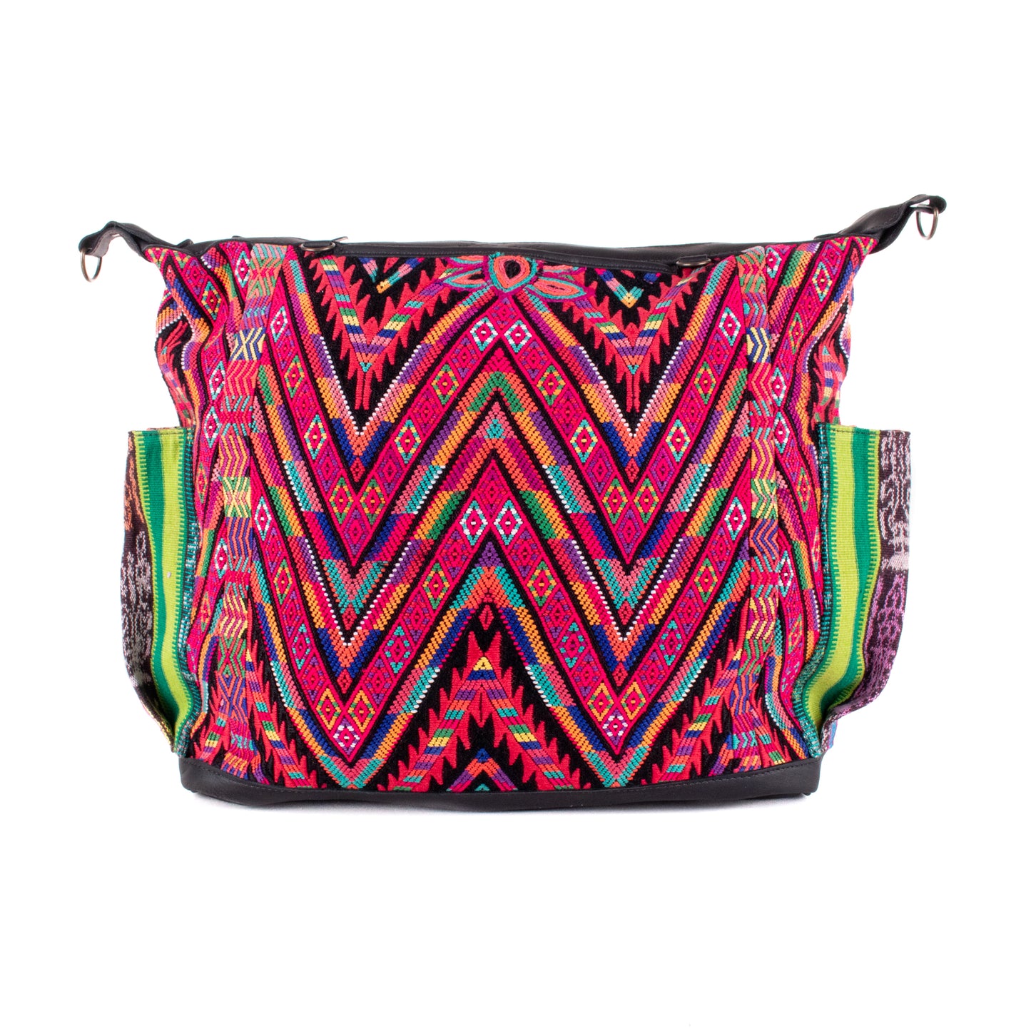 BEATRIZ CDB + DIAMANTE STRAP - OOAK HUIPIL - BLACK - NO. 19297