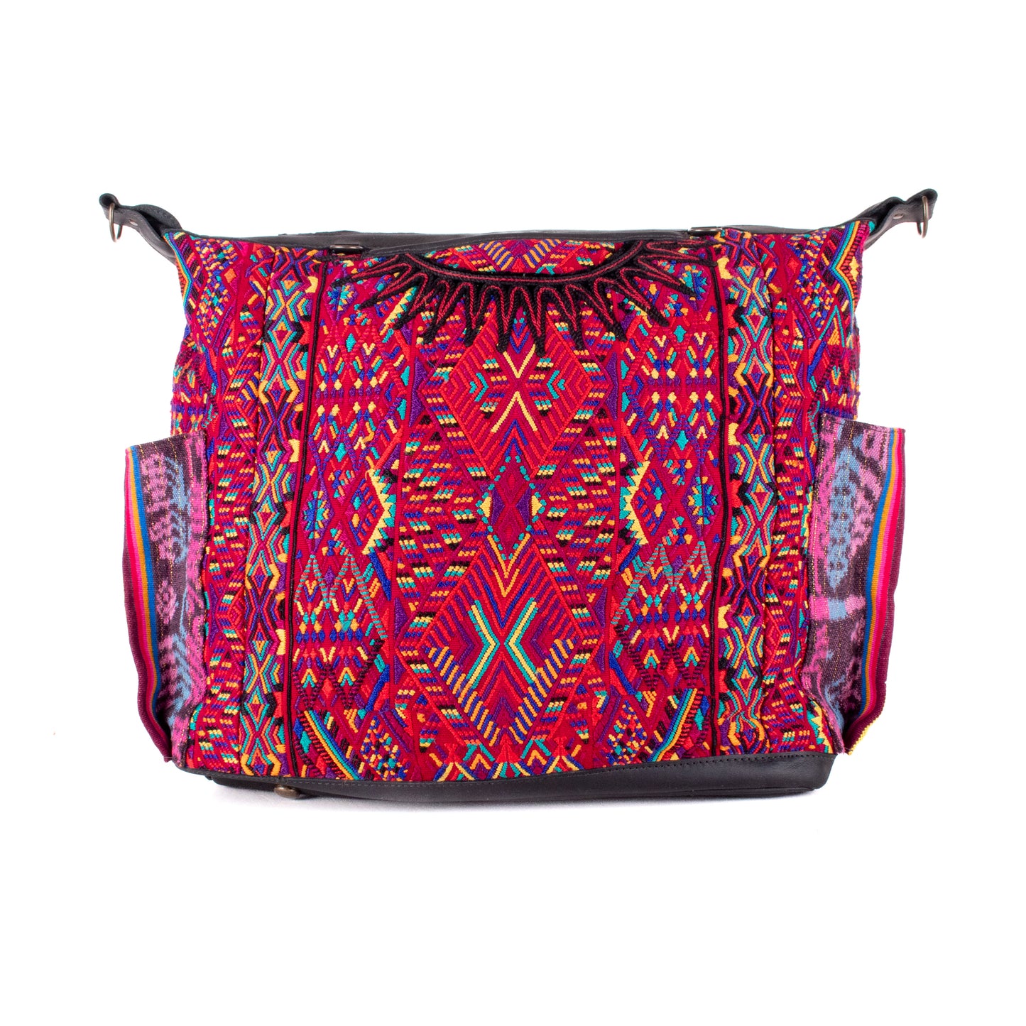 BEATRIZ CDB + DIAMANTE STRAP - OOAK HUIPIL - BLACK - NO. 19298