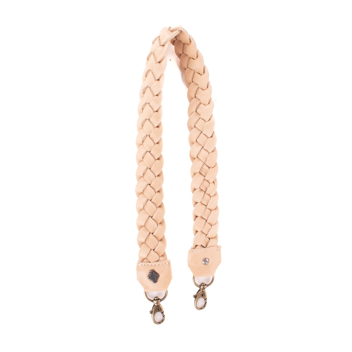 DRAWSTRING BUCKET BAG - OOAK HUIPIL - LATTE - NO. 19322