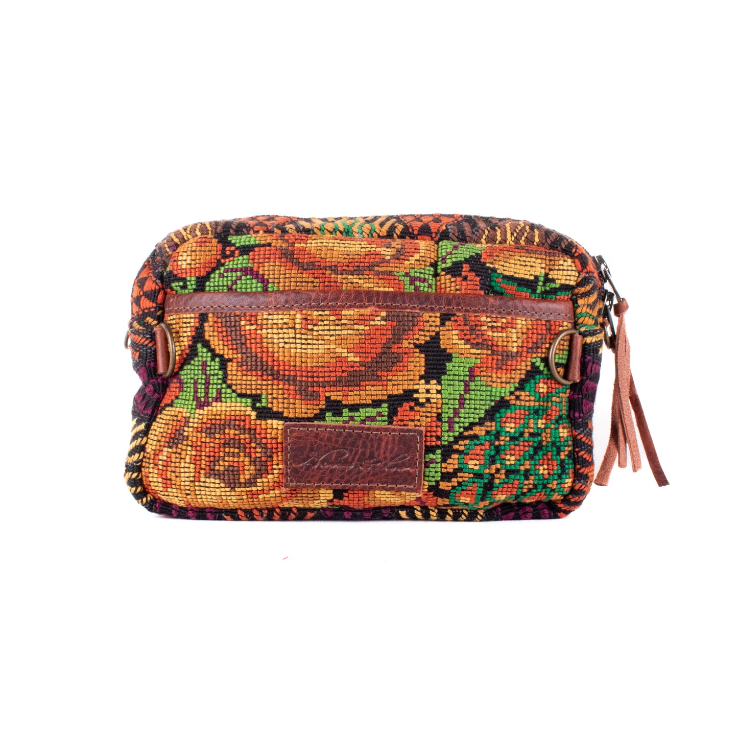 WANDER CROSSBODY SET - OOAK HUIPIL - COPPER - NO. 19333