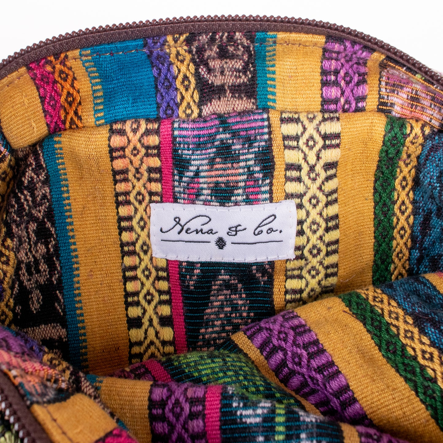 WANDER CROSSBODY SET - OOAK HUIPIL - COPPER - NO. 19335