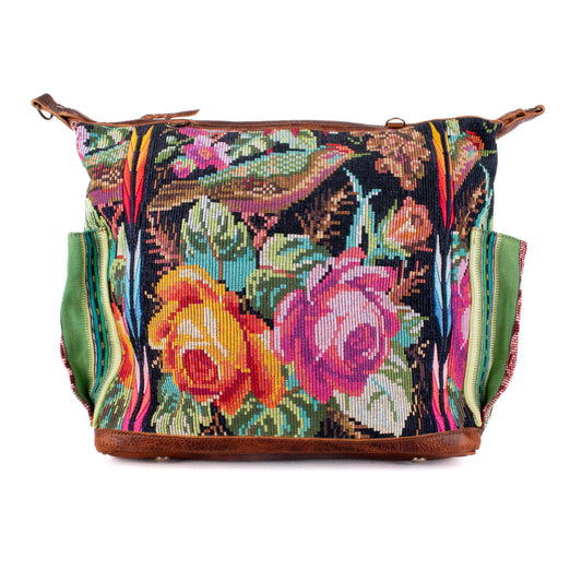 BEATRIZ CDB + DIAMANTE STRAP - OOAK HUIPIL - HONEY - NO. 19362