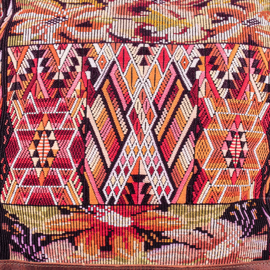 BEATRIZ CDB + DIAMANTE STRAP - OOAK HUIPIL - COPPER - NO. 19363