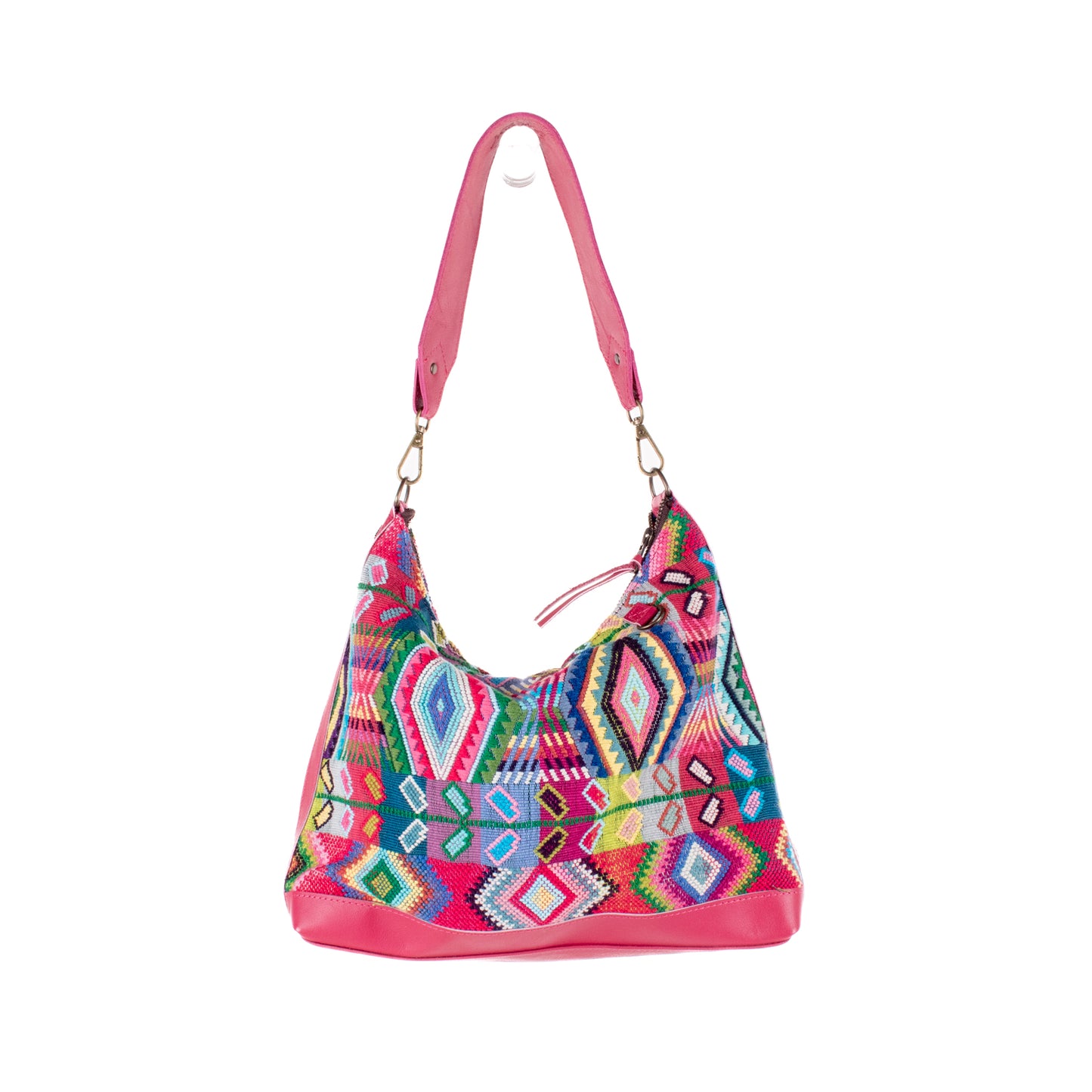 SMALL PENELOPE BAG - H&S WHEAT - RASPBERRY - NO. 19375