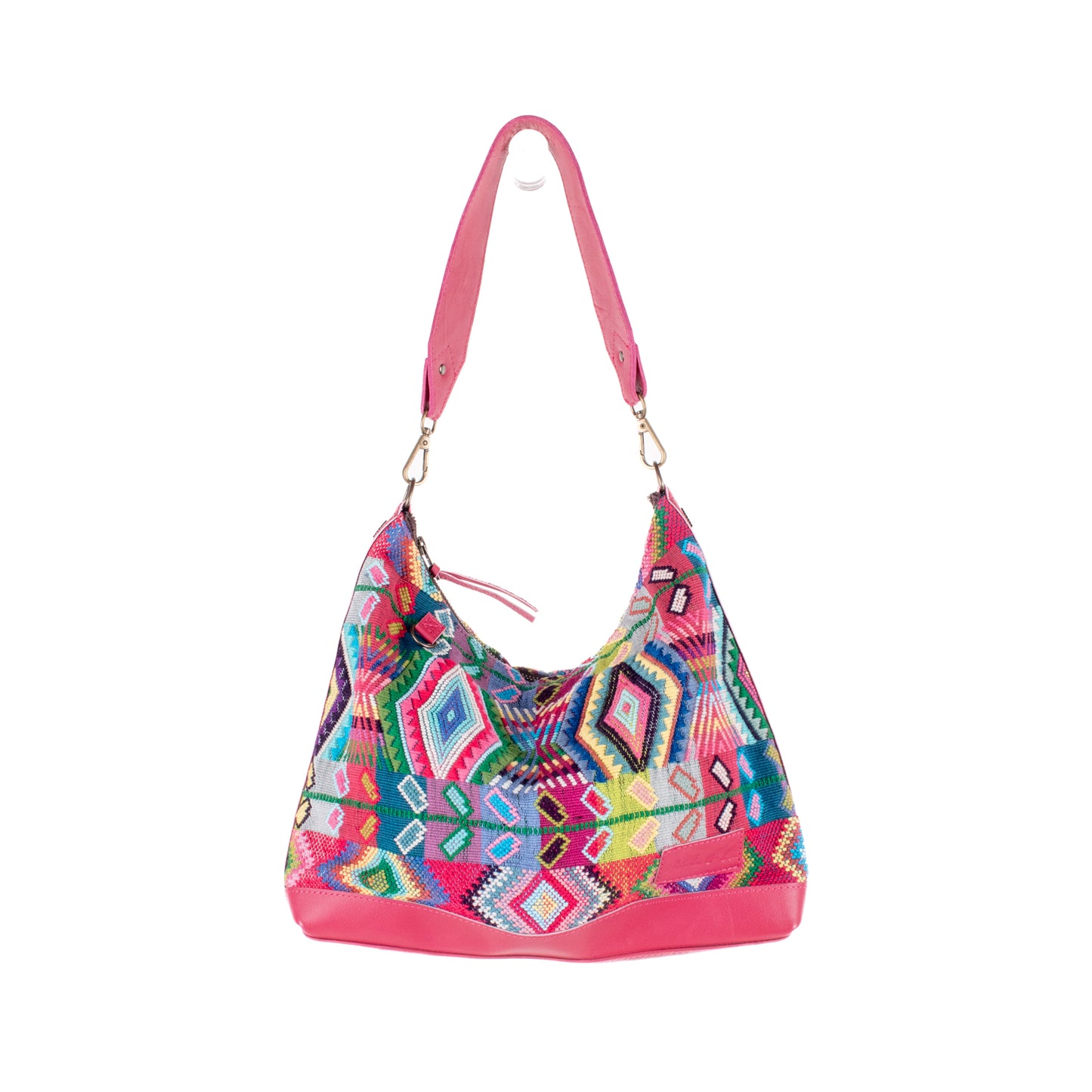 SMALL PENELOPE BAG - H&S WHEAT - RASPBERRY - NO. 19375