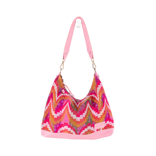 SMALL PENELOPE BAG - H&S MOONS - FLAMINGO - NO. 19376