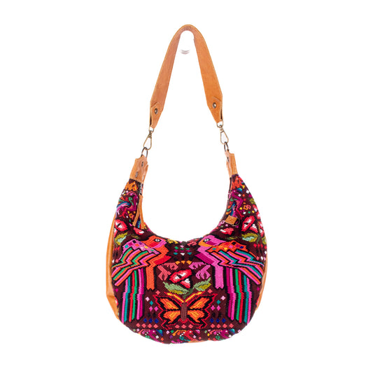 BOHO SADDLE BAG - OOAK HUIPIL - DUNA AMARILLA - NO. 19407