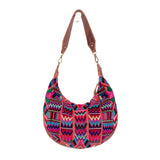 BOHO SADDLE BAG - OOAK HUIPIL - HONEY - NO. 19412