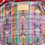 BOHO SADDLE BAG - OOAK HUIPIL - BUTTER - NO. 19413
