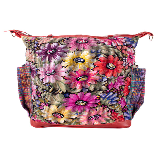 ♡ BEATRIZ CDB + DIAMANTE STRAP ♡ - OOAK HUIPIL - CHILI PEPPER - NO. 19426