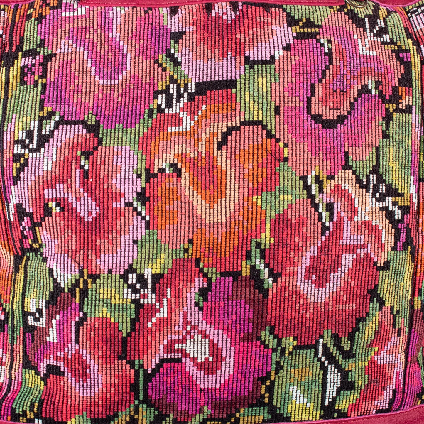 ♡ BEATRIZ CDB + DIAMANTE STRAP ♡ - OOAK HUIPIL - RASPBERRY - NO. 19427