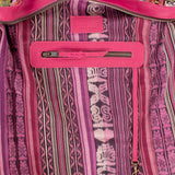 BEATRIZ CDB + DIAMANTE STRAP - OOAK HUIPIL - RASPBERRY - NO. 19427
